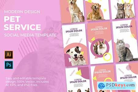 Pet Service Social Media Template 3