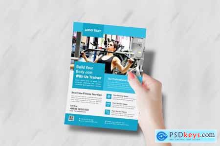 Body Fitness Gym Flyer Template 4691728