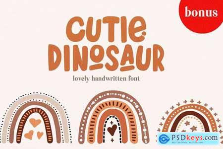 Cutie Dinosaur Font + Free Bonus 4870909