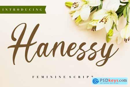 Hanessy Feminine Script