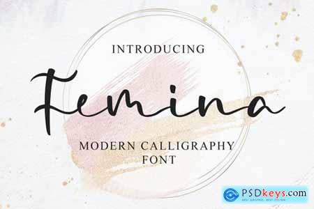 Femina - a Modern Calligraphy Font