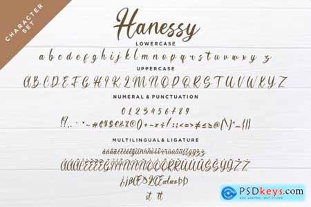 Hanessy Feminine Script