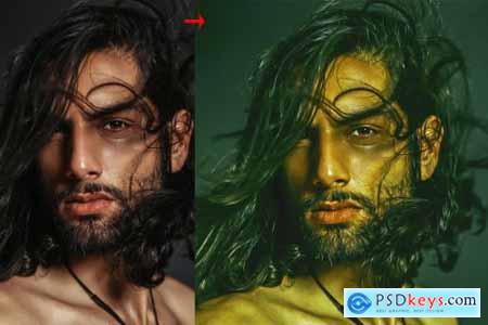 Realistic Painting Photoshop Action 4886383