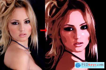 Vector Painting Effect Photoshop Act 4876102