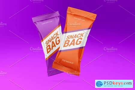 Snack Bag Set Mockup 4887605