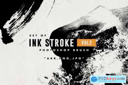 Set of Ink Stroke 2 Brush 4863685