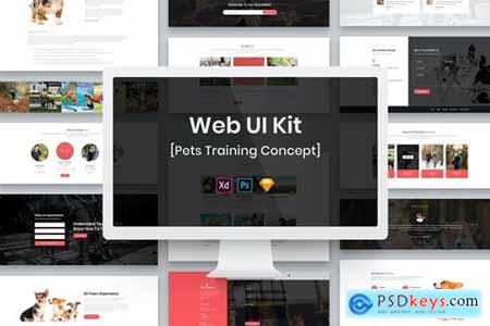Pets Training Web UI Kit