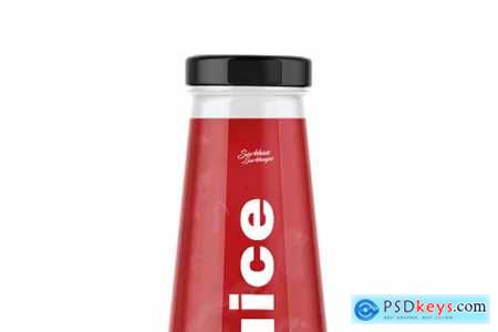 Clear Glass Bottle with Cherry Juice 4902437