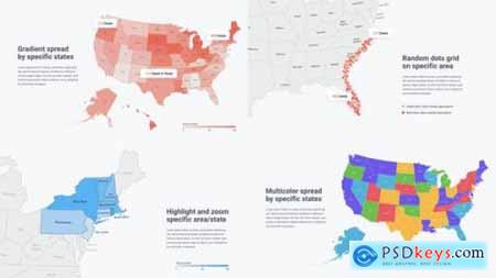 USA Map Infographics 26582956