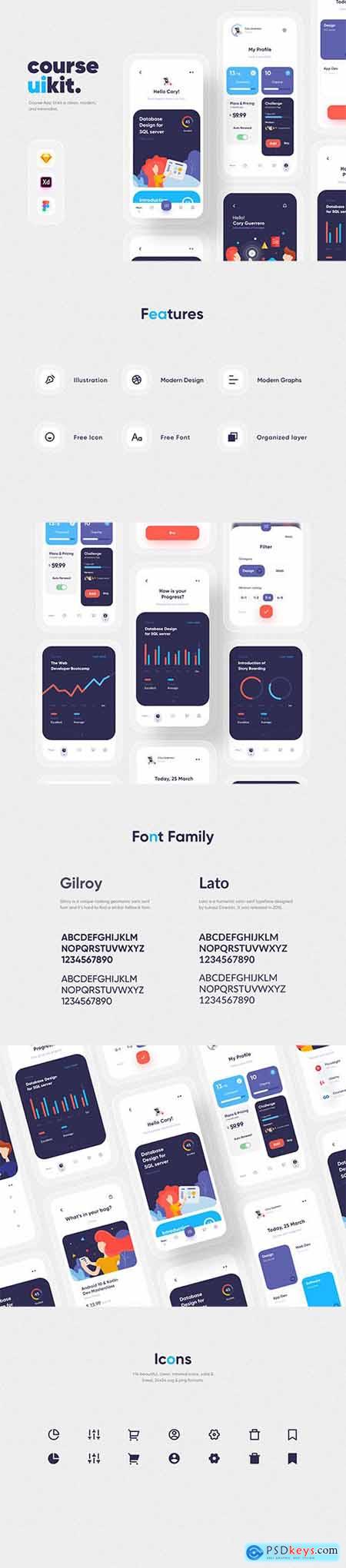 Course App UI Kit