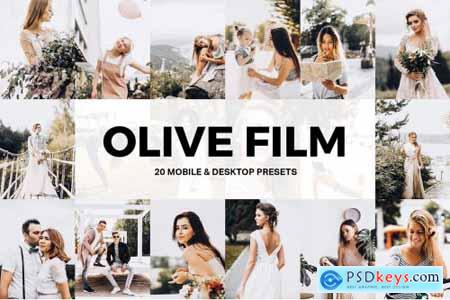 20 Olive Film Lightroom Presets LUTs 4904248