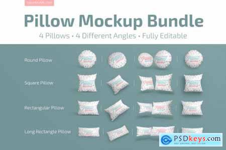 Pillow Mockup Bundle 4883273