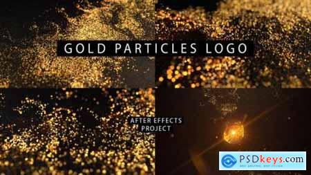 Gold Particles Logo 26580796