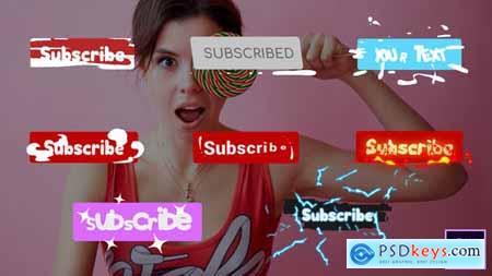 Subscribe Buttons After Effects 26570084