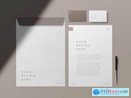 Business Cards and Stationary Mockup 317331401