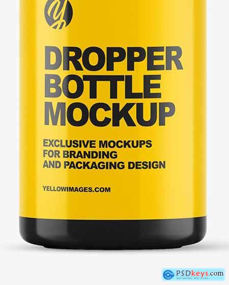 Glossy Dropper Bottle Mockup 57506