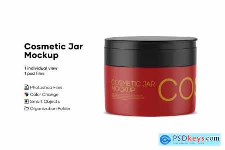 Cosmetic Jar Mockup 4893106