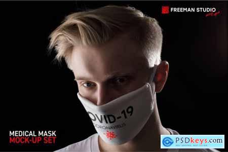 Medical Mask Mock-Up Set 4810311