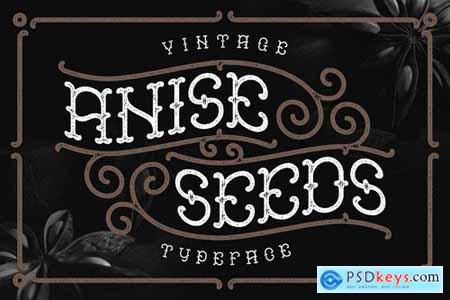 Anise Seeds typeface 3027605