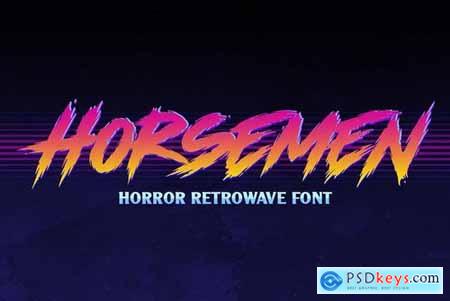 Horsemen - Horror Retro Font 4748244