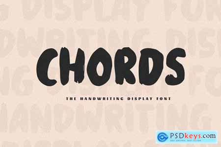 Chords - The Handwriting Display Font