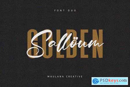 Salloum Golden Font Duo