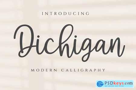 Dichigan - Modern Calligraphy Script