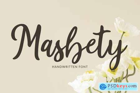 Masbety - Handwritten Font
