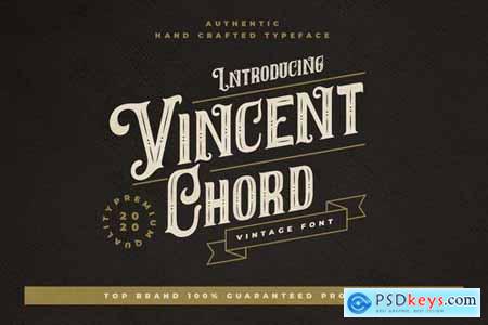 Vincent Chord - Vintage Decorative Typeface