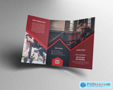 Fitness Gym Trifold Brochure 4664169