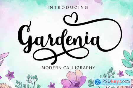 Gardenia Script with Swash Font
