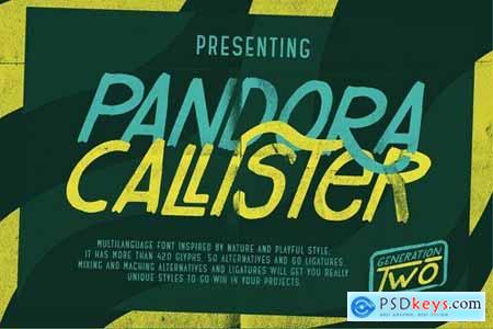 Pandora Callister Font 4791379