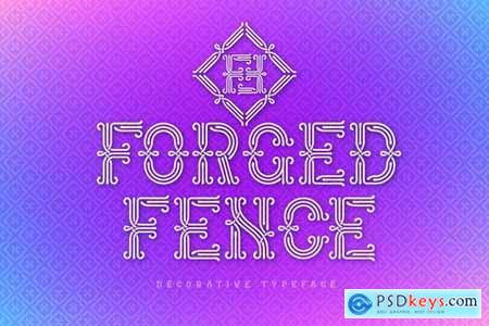 Forged Fence Typeface 3773790