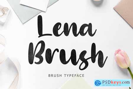Lena Brush Typeface