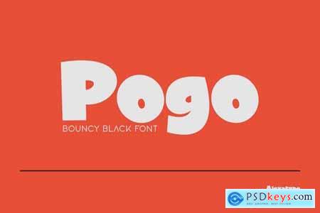 Pogo - Bouncy Black font