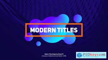 Modern Titles Design 21425930