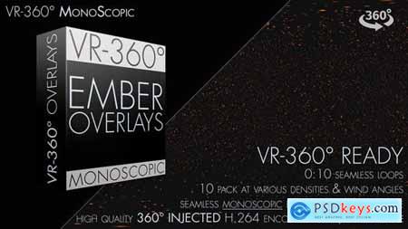 Burning Ember Overlay VR-360 Editors Pack (Monoscopic) 19015940