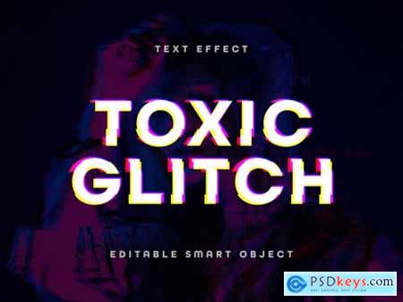 Glitch Text Effect Mockup 347947249