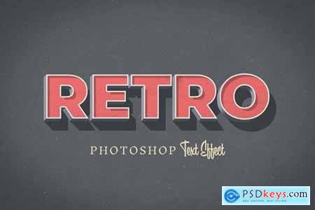 Retro Text Effect