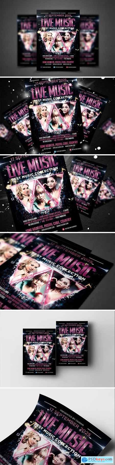 Live Music Flyer Template