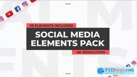 Social Media Elements Pack 26618681