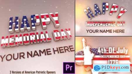 USA Patriotic Openers Pack Premiere Pro 26617715