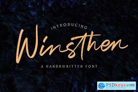 Winsthen - Handwritten Font 4909527