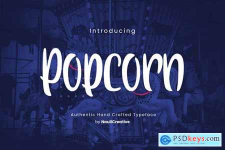 Popcorn - Fun Decorative Font