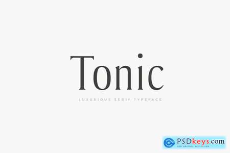 Tonic - Luxurious Serif Typeface