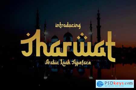 Tharwat - Arabic looking font