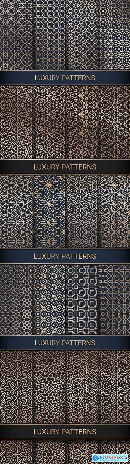 Luxury seamless decorative patterns for creativity