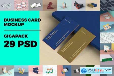 Business Card MockUp GigaPack 4710973