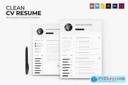 Clean - CV & Resume