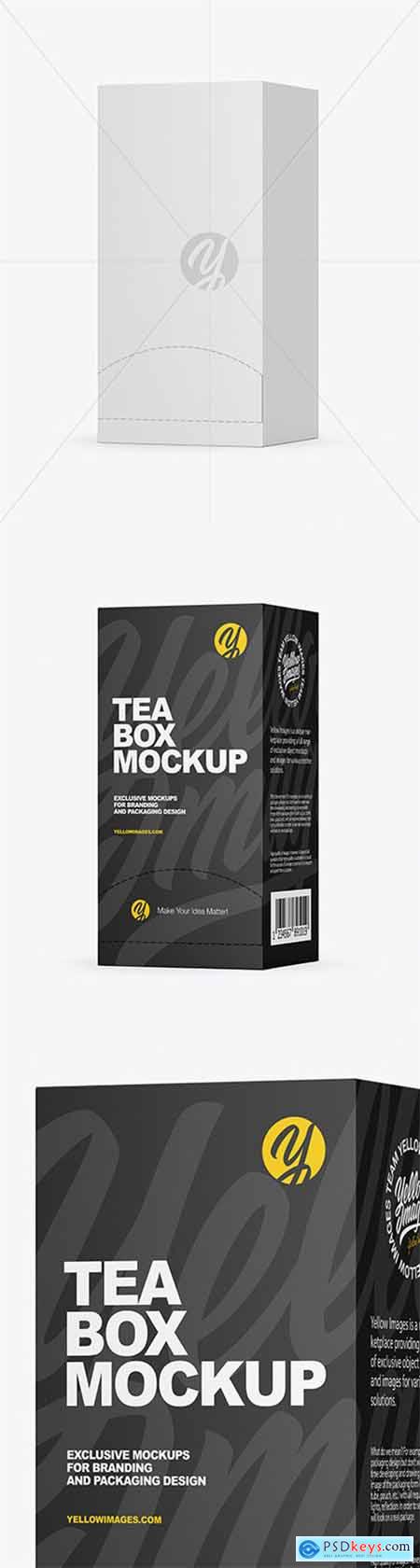 Tea Paper Box Mockup 55492